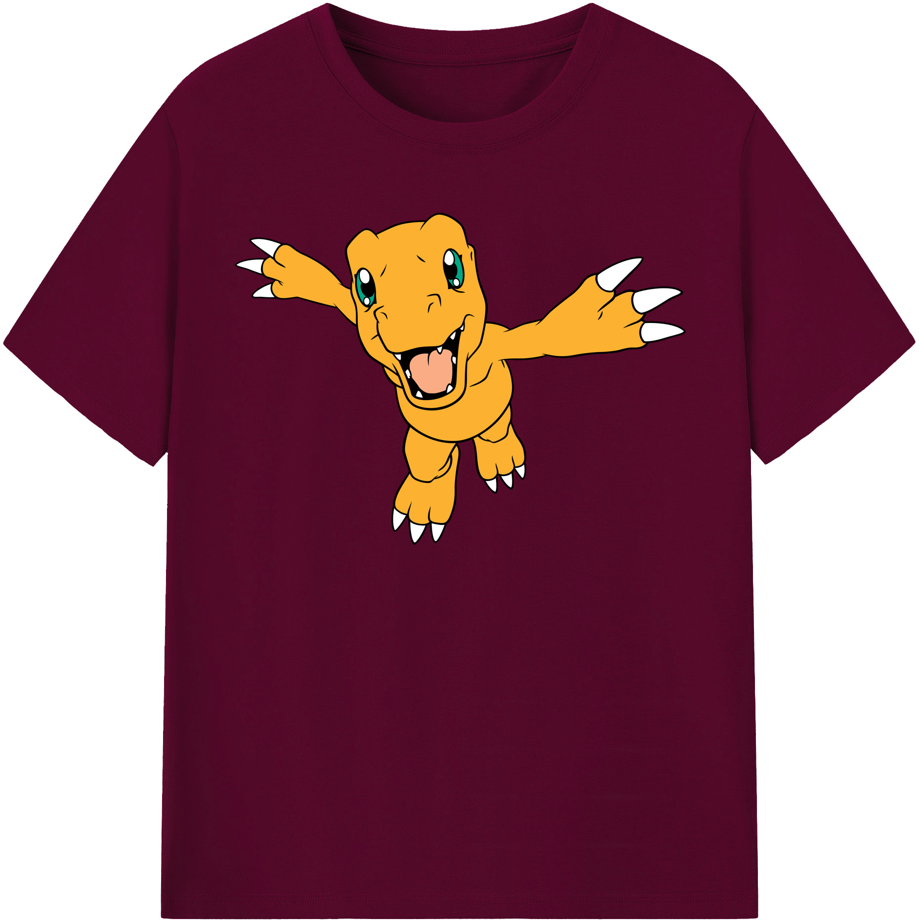 （画像用） Digimon デジタルモンスター/デジモン レディースカジュアルプリントTシャツ（綿100％）